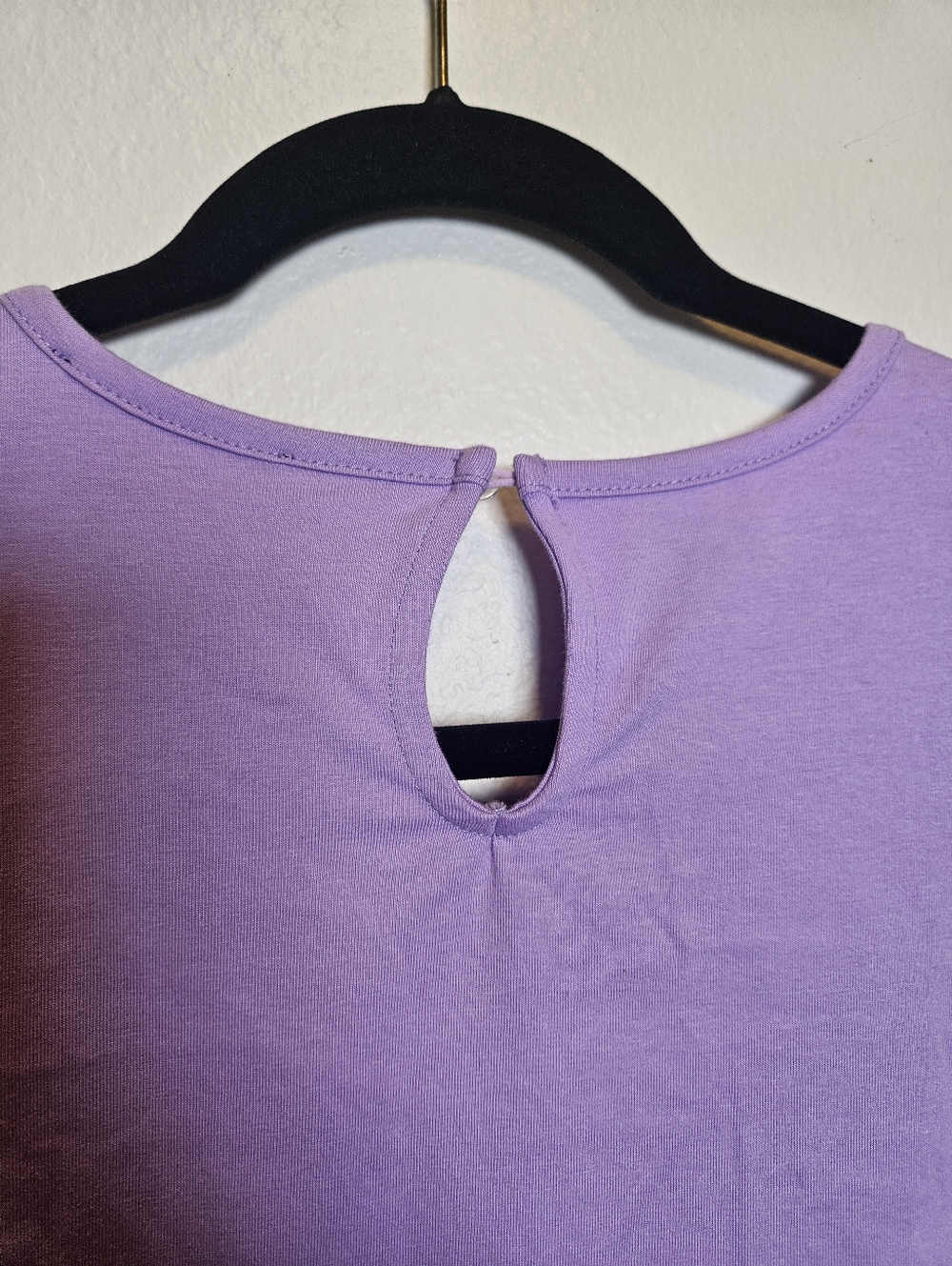 Diane Gilman Dg2 Lace Sleeve Top Lilac Size 1x New Bell Sleeve Relaxed Fit - Picture 7 of 11
